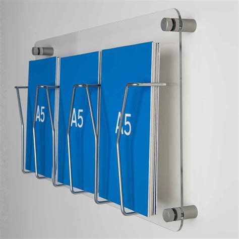 a5 leaflet holder wall mounted.